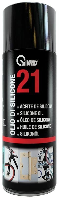 Vmd 21-OLIO DI SILICONE Grasso Silicone Idrorepellente, Lubrificante Spray 400ml