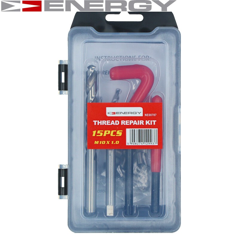 Fits ENERGY-NARZ�DZIA WARSZTATOWE NE00787 THREADS + TAPS M10x1.0 15pcs