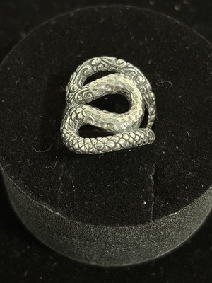 New Sterling Silver Snake Ring by Artisan Collection of Bali size 7 - 7.2g