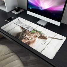 40 90cm1pc Extra Large Gaming Mouse Pad  Desk Mat - Cute Highland Cow with Flor