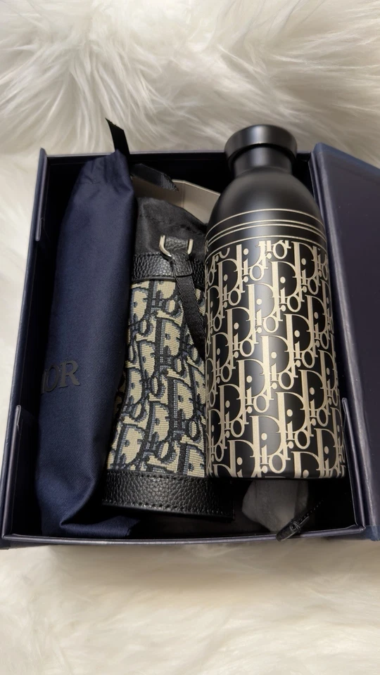 Dior Black Water Bottle Tumbler Black Holder Limited VIP Gift Novelty GWP - Image 2 of 4