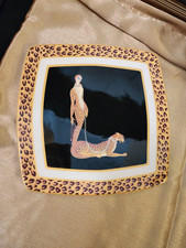 Vintage Erte Art Deco Wild Cats Italian Porce...