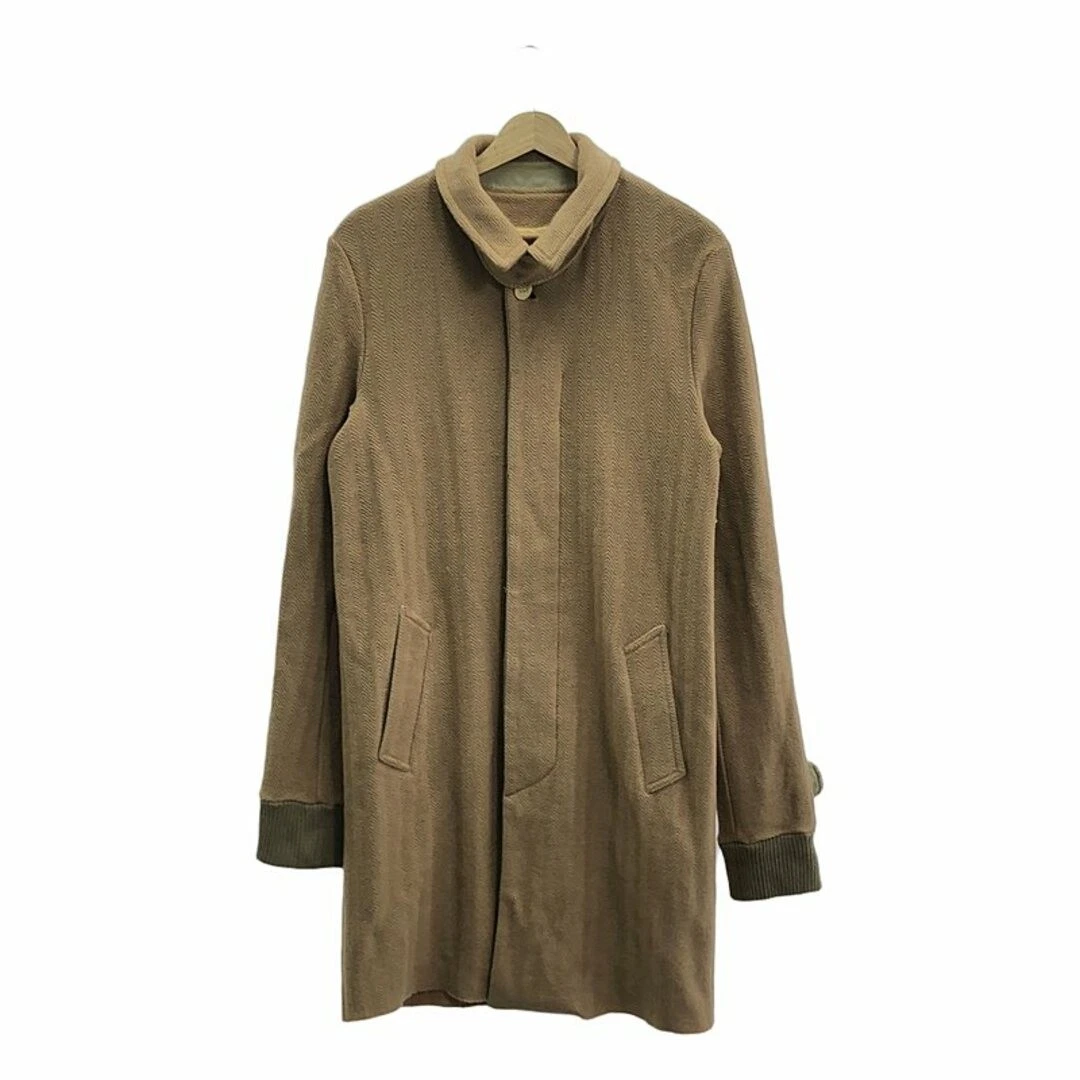 Cappotto Sacai Sakai lana spina di pesce costine spalline colore sten 3 beige usato0