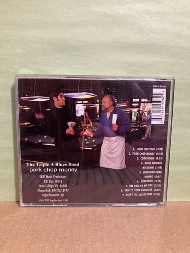 The Triple A Blues Band - Pork Chop Money CD 2000 SugarDoo Rare Tested - Foto 2 di 2