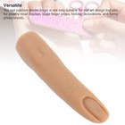 Silicone Nail Practice Fingers Adjustable Odorless Excellent Elasticity Flexible