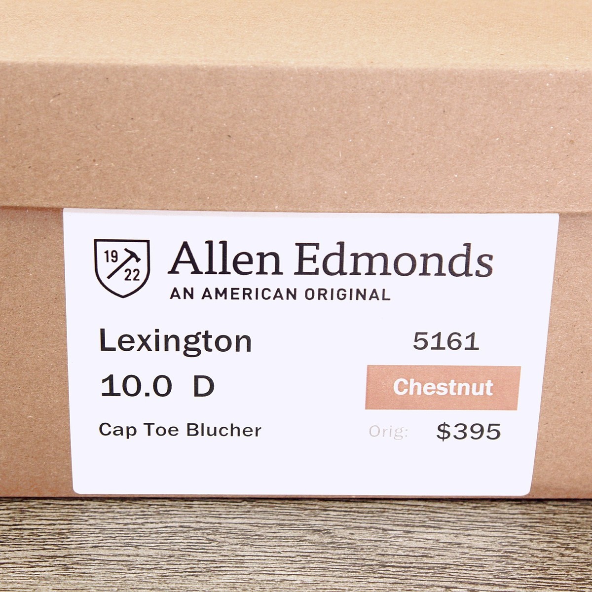 Allen Edmonds LEXINGTON Blucher 10 D Chestnut * add $15 new Cedar Trees Allen Edmonds LEXINGTON Blucher 7.5 D Chestnut * with new  main image 2