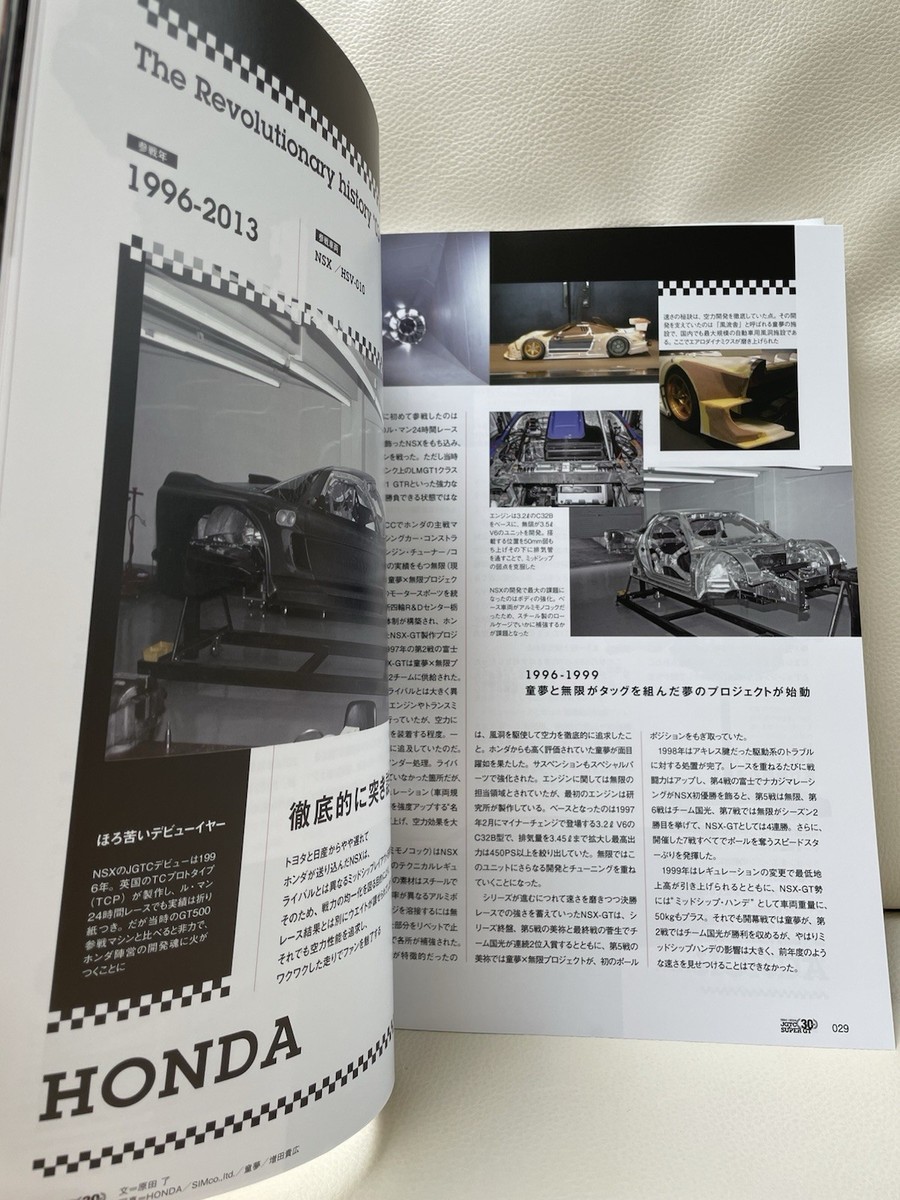 1994-2024 JGTC SUPER GT 30 Years History CARTOP MOOK - Japanese