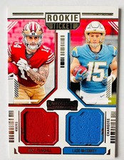 2024 Panini Contenders Ladd McConkey, Ricky Pearsall DUAL Jersey Rookie Ticket!