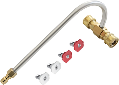 #ad Pressure Washer Gutter Cleaner Attachment with Pressure Washer Nozzle Tips 1 4#x27; $31.33