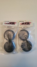NOS SILVER BSR Racing Custom Works Dirt Oval Front Rear Foam Tires C1013 C1014
