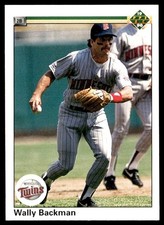 1990 Upper Deck Wally Backman Minnesota Twins #158B