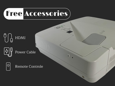 Reliable NEC 4K 3LCD Projector for Small Space 3600 Lumens 20W Speaker w/Kit  