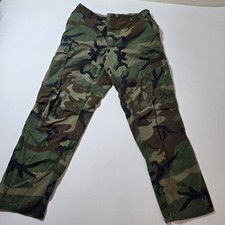 Vintage Military Camo Cargo Pants 31-35 Waist 28.5-32.5 Inseam Size Medium