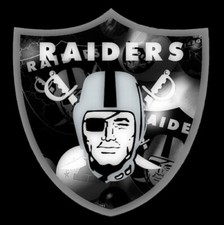 Las Vegas Raiders 3.5inch NFL Color Vinyl Decal Decal Sticker UV And Waterproof 