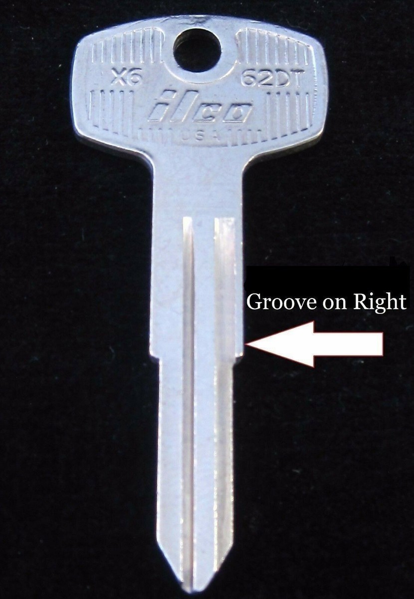 62DT Key Blank for DATSUN NISSAN 1974-1980 inc. 280Z 260Z, FITS