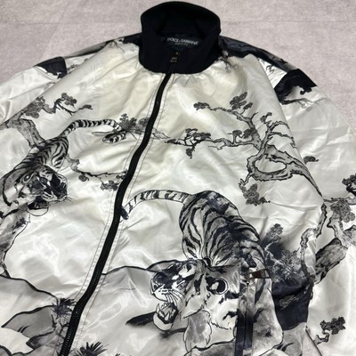 Dolce&Gabbana Men 2XL 09Ss Tiger Bomber Jacket Autumn winter 