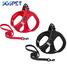 Dog Pet Harness Adjustable Control Vest Dogs Reflective 3XL-L Red/Black Hot