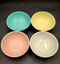 Imperial Ware (Texas) USA Confetti Speckle Melmac Small Sauce Berry Bowls- Set 4