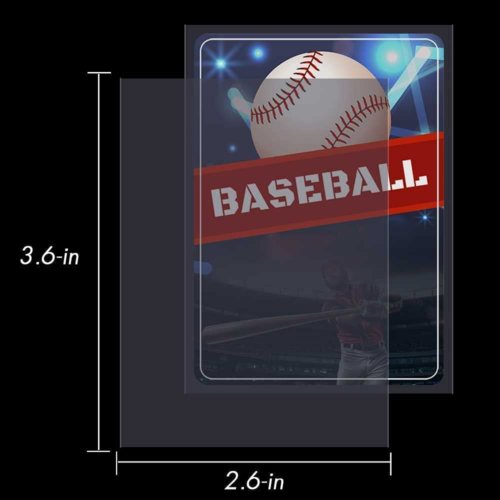 1000 Counts Card Sleeves Top Loaders for Trading Sport Cards - Picture 2 of 12