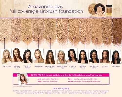 TARTE Amazonian Clay Full Coverage Airbrush Foundation All Shades Brand NIB - Picture 12 of 20