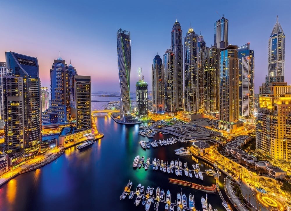 Puzzle 1000 pièces Dubai Clementoni 70x50 cm High Quality