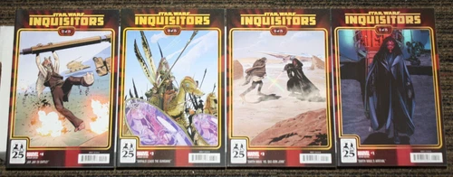 Marvel Star Wars: Inquisitors #1-4 COMPLETE SET  ALL Phantom Menace 25th Vars
