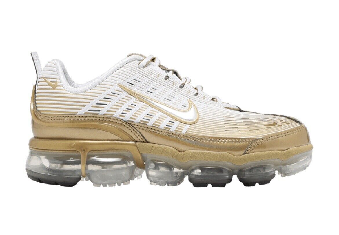 white and gold vapormax 360