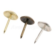 100pcs For Wood Furniture Vintage Bronze Upholstery Nail Tack Stud Decorative