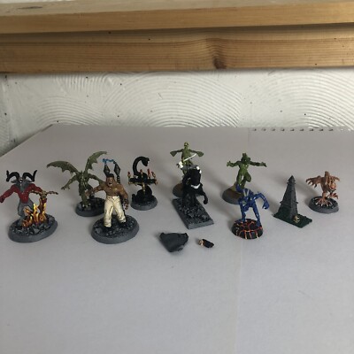 Horror Clix Hero Clix Miniaturen Konvolut gut bemalt remounted 