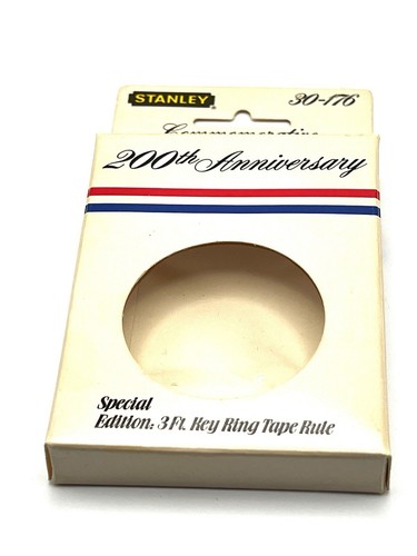 NOS VINTAGE Stanley 200th Anniversary Liberty Bell 3' Tape Measure w/Box - Works - Picture 14 of 14