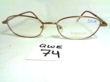 Nos Vintage SORMANI Italian Design Eyeglasses SS61 BRN Brown QWE-74 