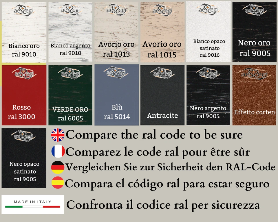 Comodino in ferro battuto Marianne - Immagine 2 di 2