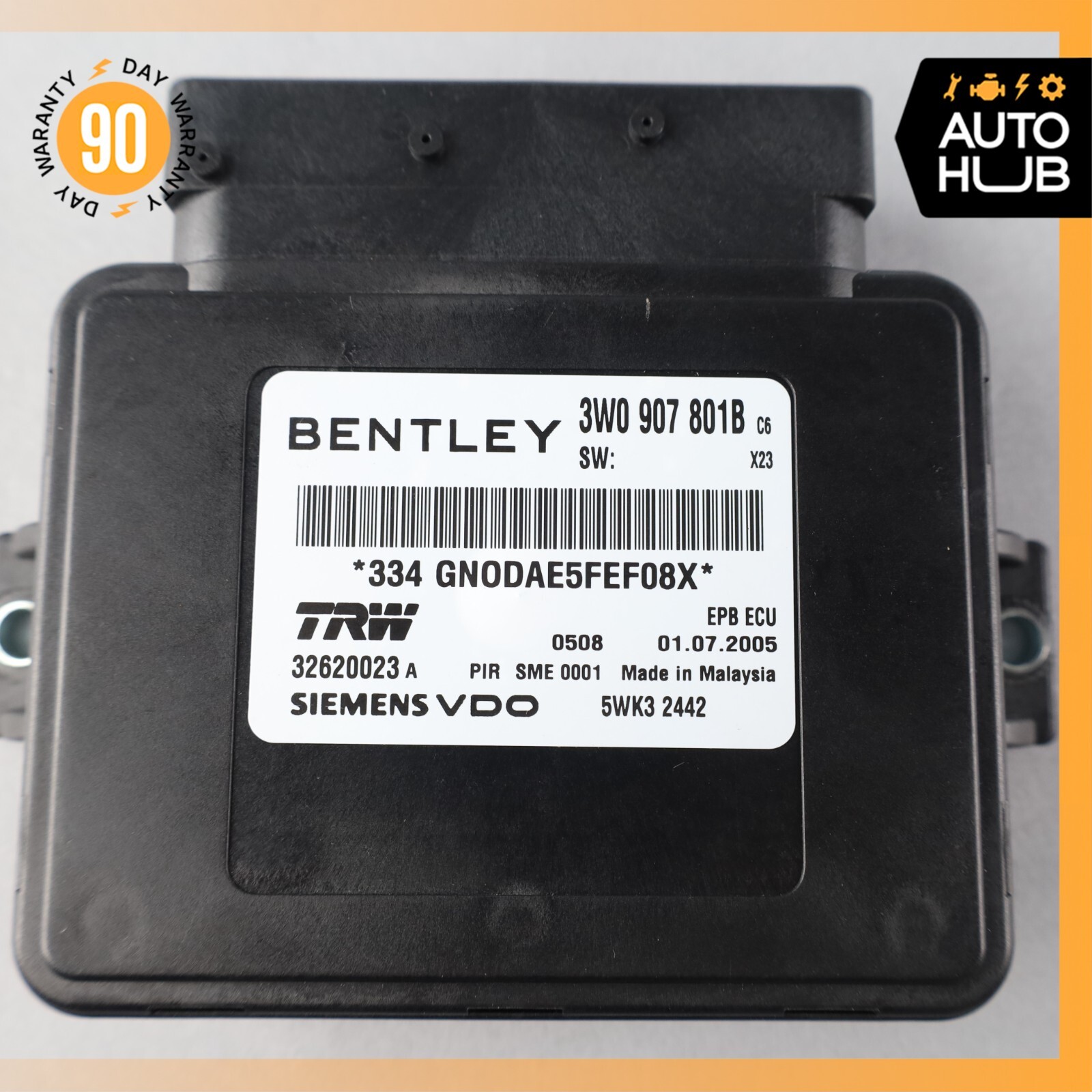 Bentley Continental GT Electronic Parking Brake Control Module OEM 81k