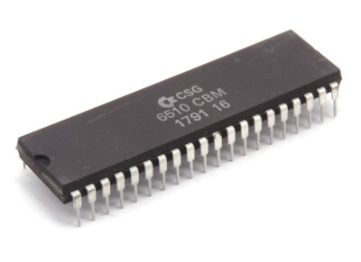 CSG 6510CBM Microprocessor Commodore Amiga CPU MCU IC Chip DIP-40 Vintage Rare