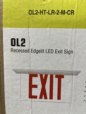 led exit sign emergency light | eBay