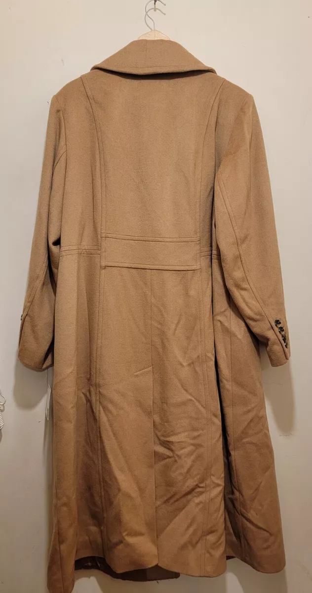 Anne klein wool cashmere blend best sale coat
