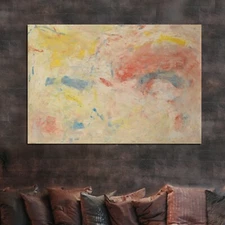 64”X44” Mark Little original canvas ￼painting OOAC Acrylic,Abstract, Action XL