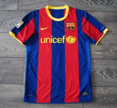 ORIGINAL NIKE BARCELONA 2010/2011 HOME FOOTBALL SHIRT JERSEY DAVID