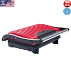 Indoor Panini Press Grill Nonstick Sandwich Maker Easy Clean Healthy Cooking New