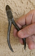 VTG BELL SYSTEM  DIAGONAL F E LINDSTROM SWEDEN 5 1/2"  SIDE CUTTER WIRE PLIERS