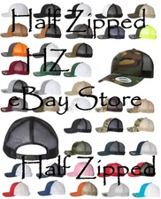 Yupoong Retro Trucker Mesh Cap 6606 Baseball Hat 48 Colors NEW