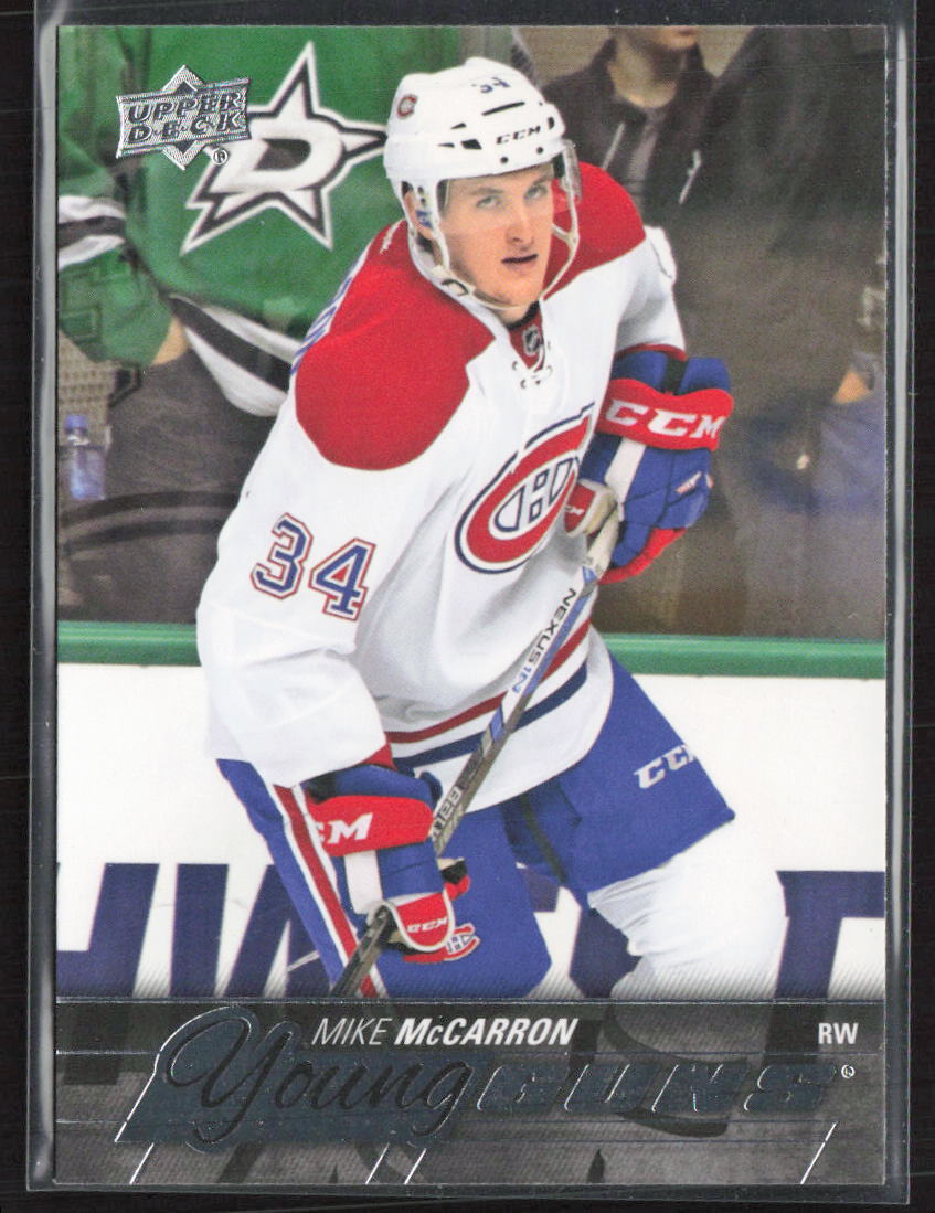 2015-16 Upper Deck #491 Mike McCarron Young Guns Rookie