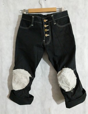 Christopher Nemeth ジョッパーズ テーパードパンツ Christopher Nemeth Duck Canvas Knee Patch Cropped Pants Small (XS