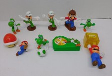 Lot of 10 Nintendo Super Mario Toys McDonald's Mario Luigi Slot Machine  More