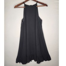 Gianni Bini Little Black Dress Mini Small Button down the back Lined