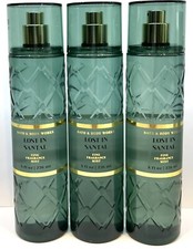 3-Pack Bath Body Works LOST IN SANTAL Fine Fragrance Mist Spray 8 fl.oz New