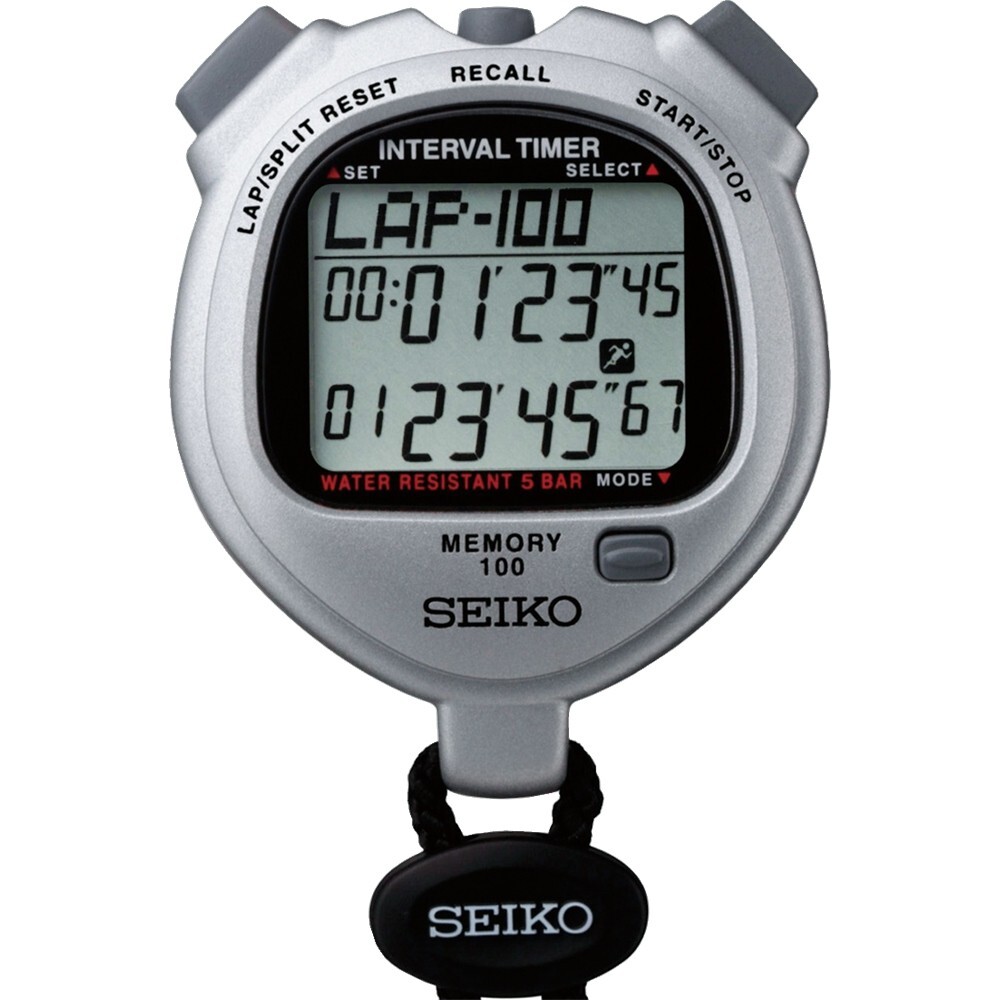 Seiko ULTRAK 100 Lap STOPWATCH Dual 2-Channel Split/Lap Timer S057-4000 S23603P