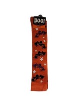 NEW Women's Halloween Socks Size 9-11- Super Cute Bats and Stars