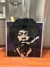 Jimi Hendrix by Michael Kalish and his License Plate Collection