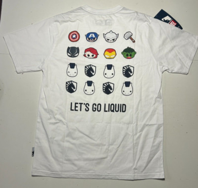 Team Liquid x Marvel Captain America ''Capsule Collection'' Adult T-Shirt Size M